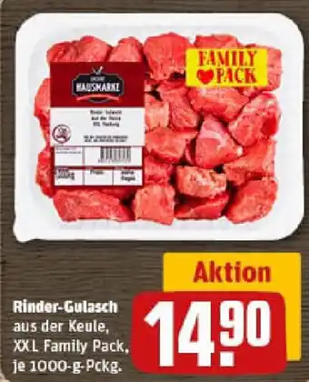 REWE Rinder-Gulasch Angebot