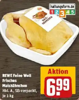 REWE REWE Feine Welt Frisches Maishähnchen Angebot
