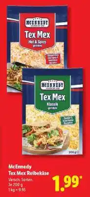 Lidl McEnnedy Tex Mex Reibekäse Angebot