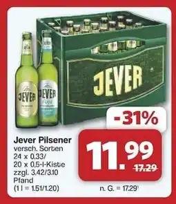 Famila Nord Ost Jever Pilsener Angebot