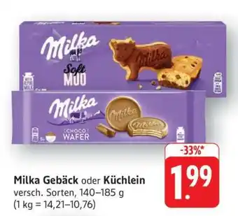 Edeka Milka Gebäck oder Küchlein Angebot