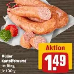 REWE Müller Kartoffelwurst Angebot
