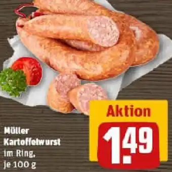 REWE Müller Kartoffelwurst Angebot