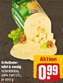 REWE Grünländer mild & nussig Angebot