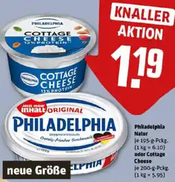 REWE Philadelphia Natur oder Cottage Cheese Angebot