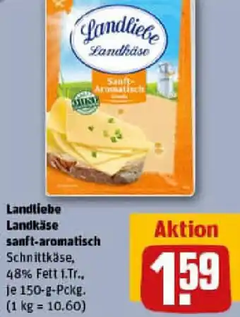 REWE Landliebe Landkäse sanft-aromatisch Angebot