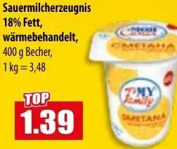 Mix Markt Sauermilcherzeugnis 18% Fett, wärmebehandelt Angebot