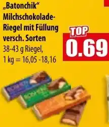 Mix Markt Batonchik Milchschokolade Riegel mit Füllung Angebot