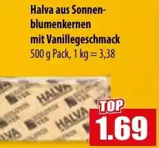 Mix Markt Halva aus Sonnenblumenkernen mit Vanillegeschmack Angebot