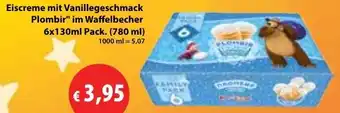 Mix Markt Eiscreme mit Vanillegeschmack Plombir Angebot