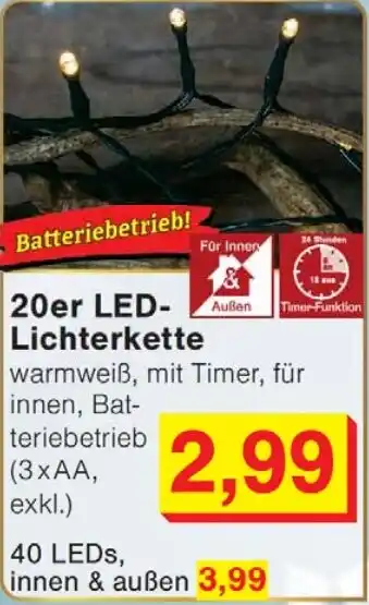 Wiglo Wunderland 20er LED Lichterkette Angebot