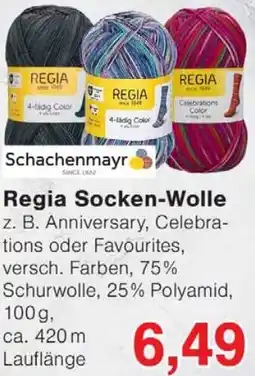Wiglo Wunderland Schachenmayr Regia Socken-Wolle Angebot