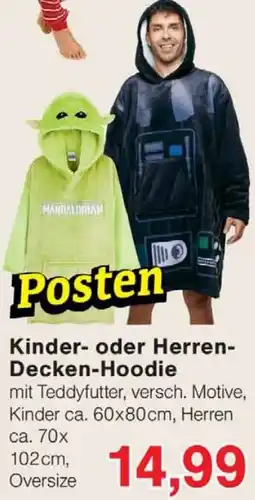 Wiglo Wunderland Kinder oder Herren Decken-Hoodie Angebot