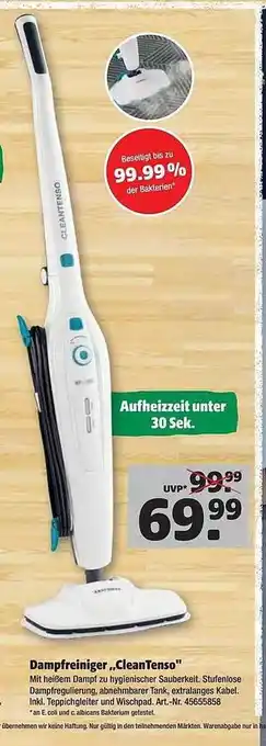 Hagebau Dampfreiniger „Cleantenso” Angebot