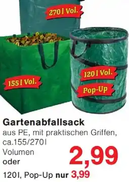 Wiglo Wunderland Gartenabfallsack Angebot