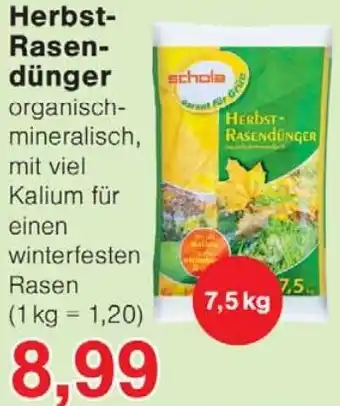 Wiglo Wunderland Schola Herbst Rasendünger Angebot
