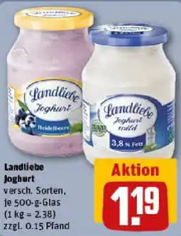 REWE Landliebe Joghurt Angebot