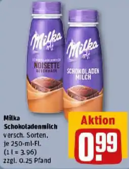 REWE Milka Schokoladenmilch Angebot