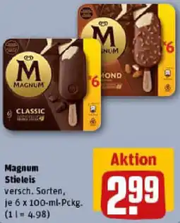 REWE Magnum Stieleis Angebot