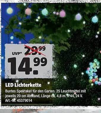 Hagebau Led Lichterkette Angebot