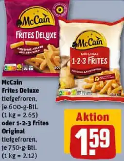 REWE McCain Frites Deluxe oder 1-2-3 Frites Original Angebot