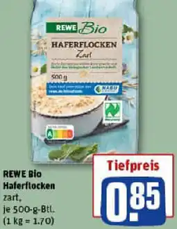 REWE REWE Bio Haferflocken Angebot