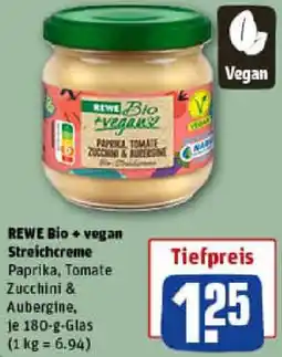 REWE REWE Bio + vegan Streichcreme Angebot