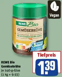 REWE REWE Bio Gemüsebrühe Angebot