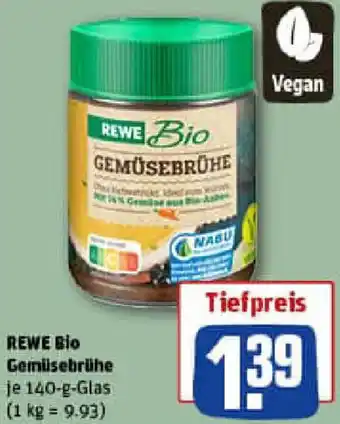 REWE REWE Bio Gemüsebrühe Angebot