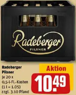REWE Radeberger Pilsner Angebot
