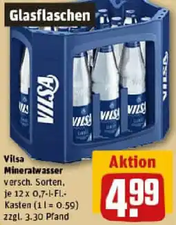 REWE Vilsa Mineralwasser Angebot