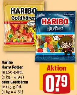 REWE Haribo Harry Potter oder Goldbären Angebot