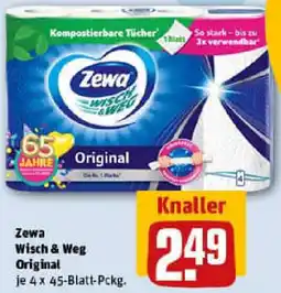 REWE Zewa Wisch & Weg Original Angebot