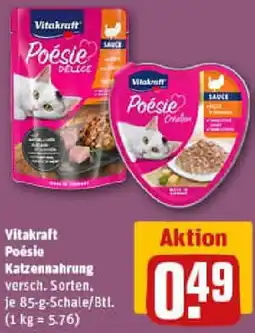 REWE Vitakraft Poésie Katzennahrung Angebot
