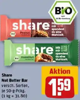 REWE Share Nut Butter Bar Angebot