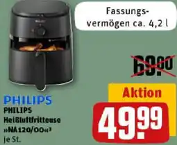 REWE PHILIPS Heißluftfritteuse NA120/00 Angebot