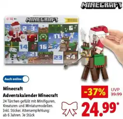 Lidl Minecraft Adventskalender Minecraft Angebot