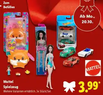 Lidl Mattel Spielzeug Angebot