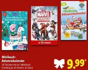 Lidl Minibuch Adventskalender Angebot
