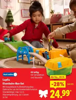 Lidl Lupilu Eisenbahn-Box-Set Angebot