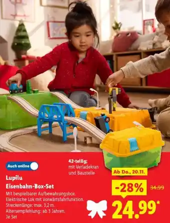 Lidl Lupilu Eisenbahn-Box-Set Angebot