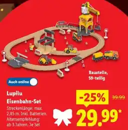 Lidl Lupilu Eisenbahn-Set Angebot