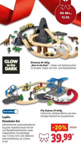 Lidl Lupilu Eisenbahn-Set Angebot