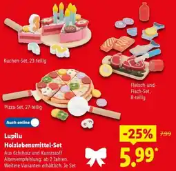 Lidl Lupilu Holzlebensmittel-Set Angebot