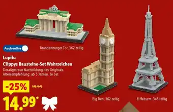 Lidl Lupilu Clippys Bausteine-Set Wahrzeichen Angebot