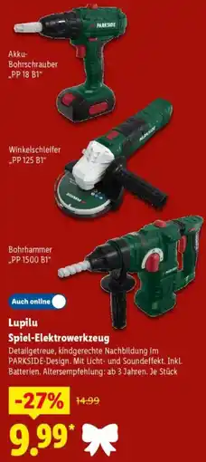 Lidl Lupilu Spiel-Elektrowerkzeug Angebot