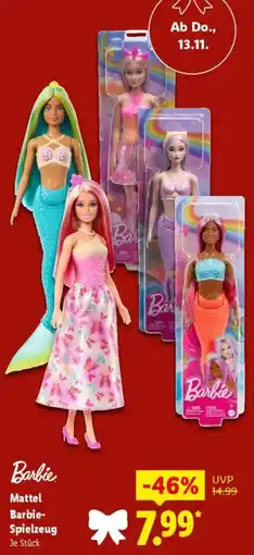 Lidl Mattel Barbie Spielzeug Angebot