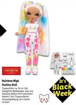 Lidl Rainbow High Fashion Doll Angebot