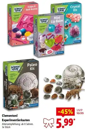 Lidl Clementoni Experimentierkasten Angebot