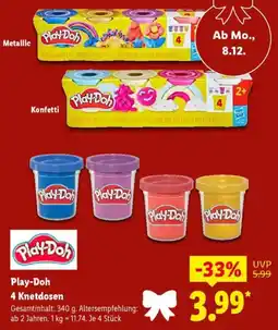 Lidl Play-Doh 4 Knetdosen Angebot